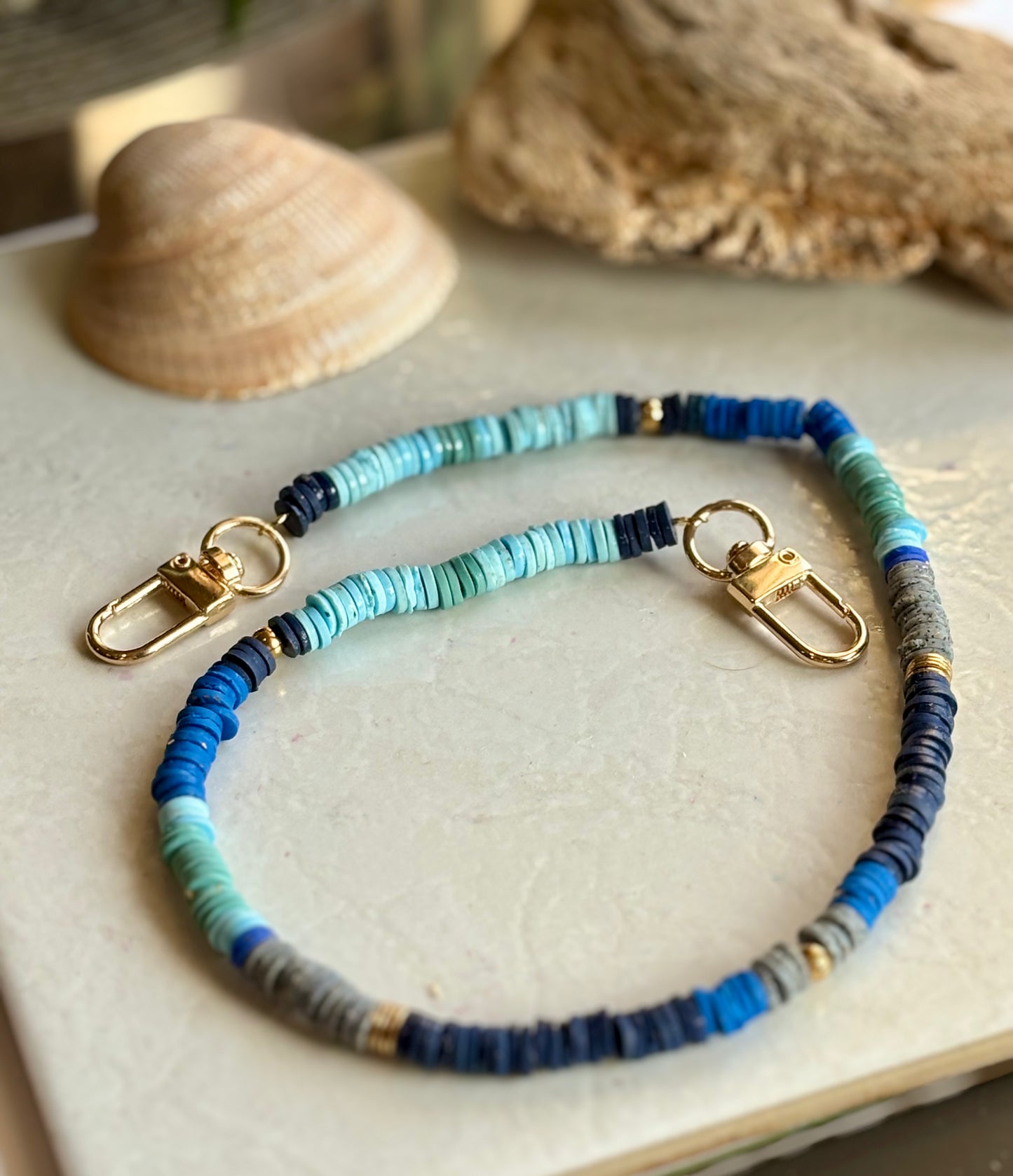 Collier / bijou de téléphone ou clés - Naka